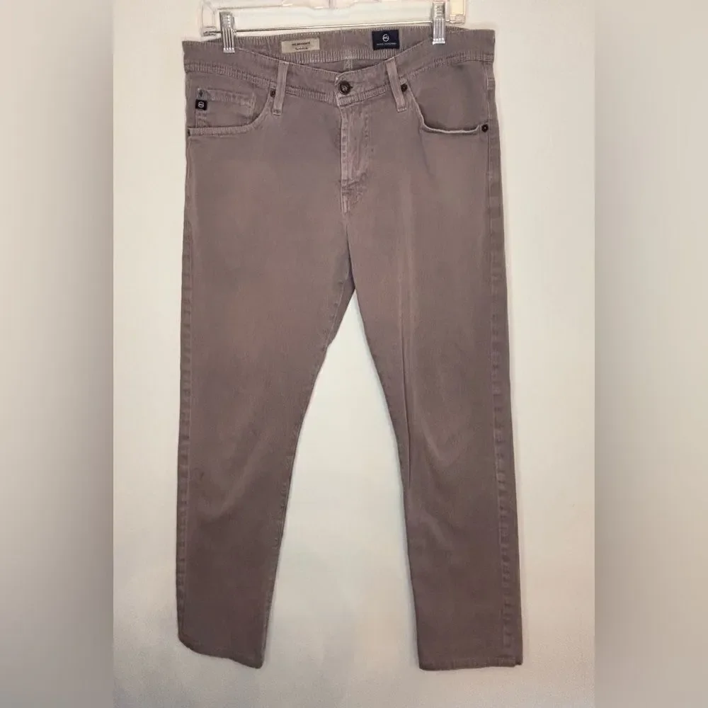Adriano Goldschmidt GUC gray tailored leg pants Size 32 X 32